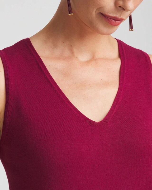 V-neck Sweater Tank - image 4